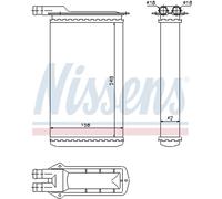 Calefactor Aletas refrigeración unidas mecánicamente 71942 NISSENS para LADA