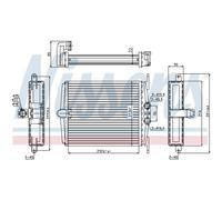 Intercambiador de calor, calefacción interior NISSENS 72019