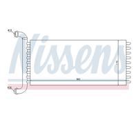 Calefactor Aletas refrigeración soldadas 72037 NISSENS para MERCEDES-BENZ VIANO