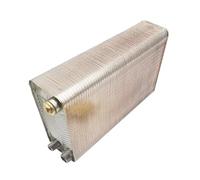 Intercambiador de calor de 120 placas de acero inoxidable, tipo placa soldada, calentador de agua, enfriador, enfriador de contraflujo(Same Side)