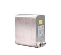 Intercambiador de calor de 80 placas de acero inoxidable, tipo placa soldada, calentador de agua, enfriador, enfriador de contraflujo(Different Side)