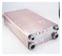 Intercambiador de calor de acero inoxidable 80 platos intercambiadores de calor de calor SUS 304 Acero inoxidable for enfriamiento casero Para calefacción por suelo radiante