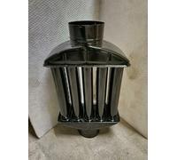 Intercambiador de calor de gases de escape, radiador negro, tubo de humos, tubo de chimenea, ahorro de energía, fácil limpieza, fácil instalación, tubo de escape, 5 tubos, amortiguador de chapa de