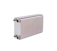 Intercambiador de calor de placa soldada SUS304, enfriador recirculante, 60 placas(Model A)