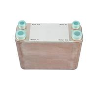 Intercambiador de calor de placas, enfriador de placas de 60 mm, placa roscada de manguera de acero inoxidable 304, puerto NPT de 3/4"