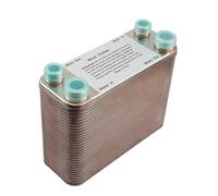 Intercambiador de Calor, Enfriador De Mosto 60 Placas, Placa Rosca Manguera Jardín Acero Inoxidable 304, Intercambiador Calor Alta Eficiencia HomeBrewing, Puerto 3/4 NPT