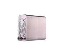 Intercambiador de Calor, Intercambiador De Calor Acero Inoxidable 100 Placas, Calentador Agua Tipo Placa Soldada SUS304(Different Side)