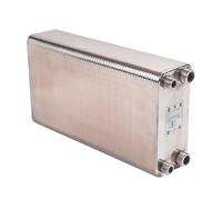 Intercambiador de Calor, Intercambiador De Calor Acero Inoxidable 120 Placas, Calentador Agua Tipo Placa Soldada, Enfriador, Contraflujo(Same Side)