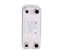 Intercambiador de Calor, Intercambiador De Calor Acero Inoxidable 120 Placas, Calentador Agua Tipo Placa Soldada SUS304(Same Side 32mm)