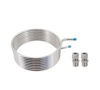 Intercambiador de Calor Intercambiador de calor acero inoxidable 25 'x 1/2 "Intercambio Sistema puré Bobina 304 12" Diámetro Tanque licor caliente(12inch Male)