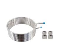 Intercambiador de Calor Intercambiador de calor acero inoxidable 25 'x 1/2 "Intercambio Sistema puré Bobina 304 12" Diámetro Tanque licor caliente(12inch Female)
