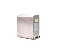 Intercambiador de Calor, Intercambiador De Calor Acero Inoxidable 80 Placas Tipo Placa Soldada Calentador Agua Enfriador Contraflujo(Different Side)