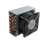 Intercambiador de calor, Intercambiador De Calor De Tubos For Refrigeración Física, Bobina De Condensador, Refrigerador, Intercambiador De Calor De Aletas De Aluminio, Pequeño Con Carcasa De Cobre par
