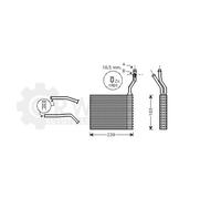 AVA COOLING SYSTEMS FDA6364 Radiador de calefacción