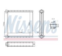 Intercambiador de calor NISSENS 707278