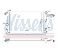 Intercambiador De Calor NISSENS Para Opel Vectra A 86_ 87_ 88_ 89_