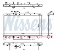 Intercambiador De Calor NISSENS Para Suzuki SX4 Sedán GY EY Fiat