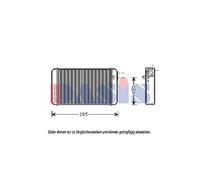 Intercambiador De Calor Para Opel Omega A Senator B 245x160x45
