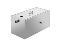 Interceptor de grasa 800x400x400mm, trampa, filtración fraccionada acero inoxidable for cadenas comida rápida, cocina, hogar comercial