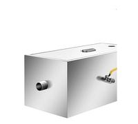 Interceptor de grasa 800x400x400mm, trampa, filtración fraccionada acero inoxidable for cadenas comida rápida, cocina, hogar comercial