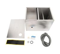 Interceptor de grasa comercial, trampa de grasa subterránea de acero inoxidable para restaurante, cafetería, cantina, fábrica, cocina