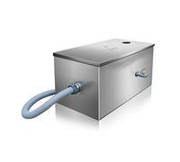 Interceptor de trampa de grasa de acero inoxidable, filtro de grasa eficaz para drenaje de fregadero de cocina, solución de gestión de residuos para restaurantes