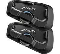 Cardo Freecom 2x Duo Sistema de comunicación Double Pack, negro