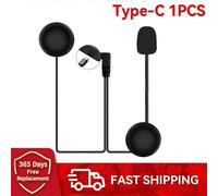 Intercomunicador Bluetooth para motocicleta, micrófono y altavoz para V6 Pro, V4, V6, V4, comunicador