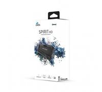Cardo Spirit HD Sistema de comunicación Single Pack, negro