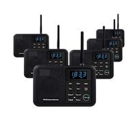 Intercomunicador de intercomunicación inalámbrico for el hogar for la oficina comercial casa Rango 5280 pies comunicación habitación a 10 canales