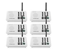 Intercomunicador de intercomunicación inalámbrico una pieza for el hogar, la oficina comercial, comunicación habitación a 10 canales largo alcance 5280 pies(Bianco)