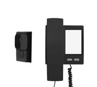 Intercomunicador de timbre de video, teléfono inalámbrico con monitor de diálogo Timbre de puerta de 2 vías Voz 1080P HD video inalámbrico para seguridad del hogar (negro)