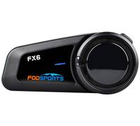 Intercomunicador FX6 para casco de motocicleta (negro) - FODSPORTS