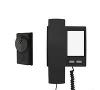 Intercomunicador inalámbrico con 3 monitores HD de 5 pulgadas, infrarrojos, sistema de comunicación bidireccional, no requiere smartphone o WiFi (negro)