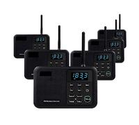 Intercomunicador inalámbrico, de intercomunicación inalámbrico for el hogar for la oficina comercial de la casa Rango de 5280 pies de comunicación de habitación a habitación de 10 canales