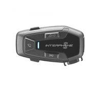 INTERPHONE U-COM 7R Intercomunicador casco moto individual con Bluetooth 5.1, para hasta 4 usuarios a 1 km, intercomunicador compatible con TFT y GPS, accesorios moto extraíbles, 15 h de batería, IP67
