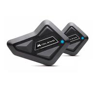 Midland - Intercomunicador Casco Moto Pareja BT Mini Twin, Auriculares Moto Inalámbricos Bluetooth Waterproof, Alcance 500m, Batería 8H, Cancelación Ruido, Music Share, Aprobado ECE2206, 4 Personas