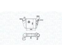 Intercooler 351319204740 MAGNETI MARELLI para AUDI SKODA VW SEAT