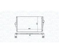 Intercooler 351319205220 MAGNETI MARELLI para VOLVO XC90 I