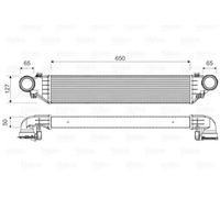Radiador De Aire De Admisión Valeo 817760 para Mercedes Benz Mercedes Benz