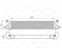 VALEO Radiador de admisión, intercooler para FIAT: Sedici & SUZUKI: SX4 (Ref: 818348)