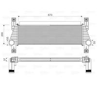 Intercooler 818352 VALEO para FORD RANGER