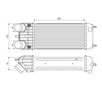 Intercooler 818385 VALEO para CITROËN PEUGEOT DS
