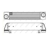 Intercooler Aletas de Refrigeración Soldadas Apto para BMW 5er Touring E61 E60