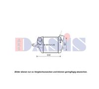 Intercooler Aletas Soldadas Compatible Para Mazda 5 CR19 200x220x62