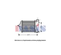 Intercooler Aletas Soldadas Para Fiat Idea 350 Lancia Musa 350