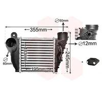 Van Wezel Autoparts Intercooler 58004200 Radiador de admisión