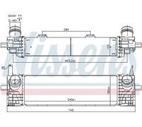 Intercooler Aluminio 961338 NISSENS para BMW X3 X4