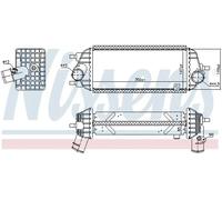 Intercooler Aluminio 961442 NISSENS para KIA SPORTAGE III