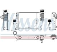 NISSENS 961522 Intercooler